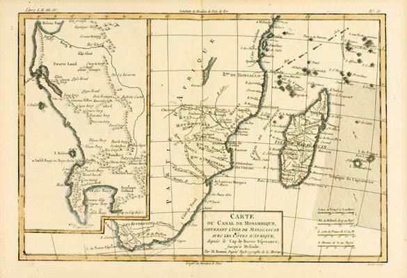 Southern Africa, from 'Atlas de Toutes les Parties Connues du Globe Terrestre' by Guillaume Raynal ( von Charles Marie Rigobert Bonne