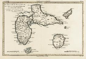 The Islands of Guadeloupe, Marie-Galante, La Desirade, and the Isles des Saintes, French colonies in 06th-