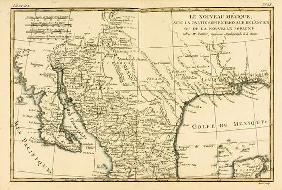Northern Mexico, from 'Atlas de Toutes les Parties Connues du Globe Terrestre' by Guillaume Raynal ( 12th