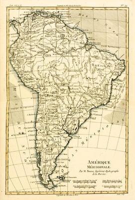 South America, from 'Atlas de Toutes les Parties Connues du Globe Terrestre' by Guillaume Raynal (17 16th