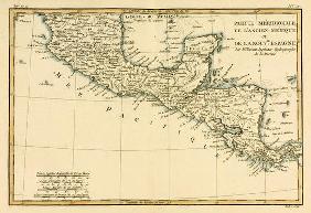 Southern Mexico, from 'Atlas de Toutes les Parties Connues du Globe Terrestre' by Guillaume Raynal ( 13th
