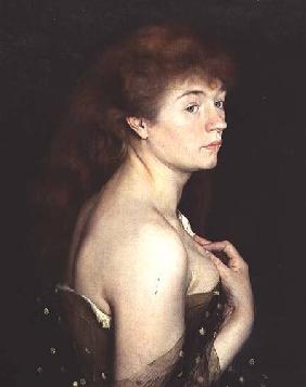 Portrait of a Young Red Haired Woman 1889