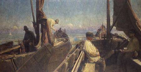 Zeeland Fishermen von Charles Mertens