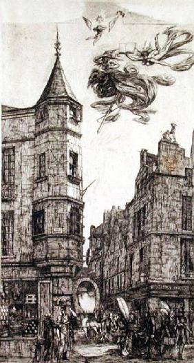 Tourelle, Rue de L'Ecole de Medecine, 22 1861