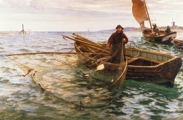 The Fisherman von Charles Napier Hemy