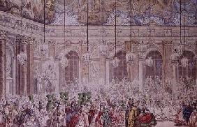 The Masked Ball at the Galerie des Glaces on the Occasion of the Marriage of the Dauphin to Marie-Th 17th Febru