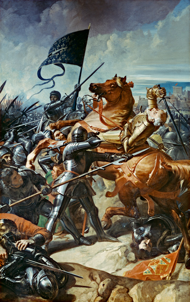 Schlacht von Castillon von Charles Philippe Auguste de Lariviere