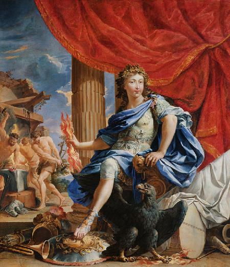 Louis XIV (1638-1715) as Jupiter Conquering the Fronde 1648-67