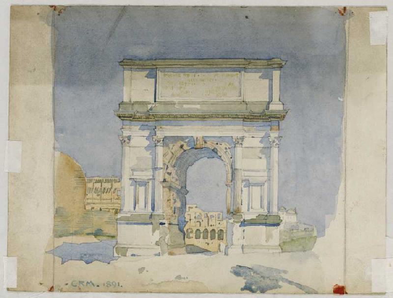 Der Titusbogen in Rom von Charles Rennie Mackintosh