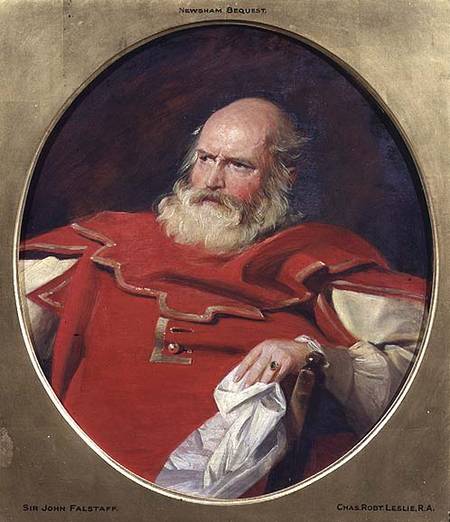 Sir John Falstaff von Charles Robert Leslie