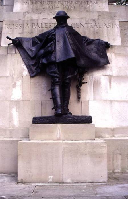 Figure from the Royal Artillery Memorial 1914-18 von Charles Sergeant Jagger
