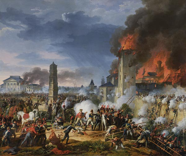 The Attack and Taking of Ratisbon, 23rd April 1809 von Charles Thevenin