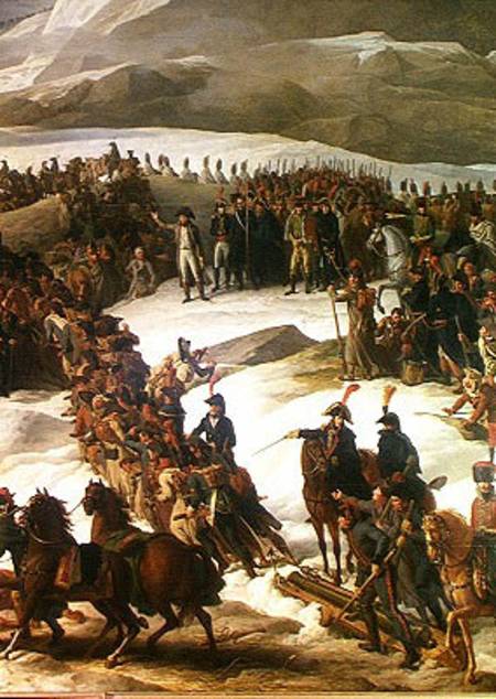 The French Army Crossing the St. Bernard Pass, 20th May 1800 von Charles Thevenin