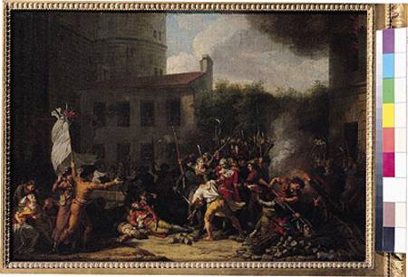 The Storming of the Bastille and the Arrest of Joseph Delaunay (1752-94) von Charles Thevenin