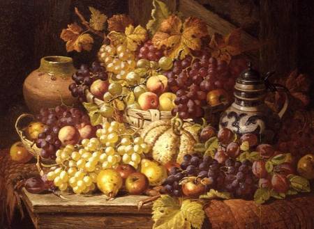 Still Life with fruit von Charles Thomas Bale