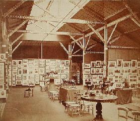 Exhibition of the Photographic Society at the South Kensington Museum, 1858 (b/w photo) 17th