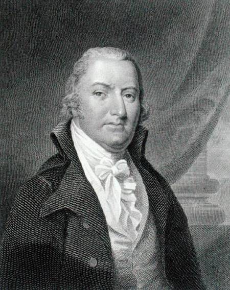 David Ramsay (1749-1815) engraved by James Barton Longacre (1794-1869) after a drawing of the origin von Charles Willson Peale