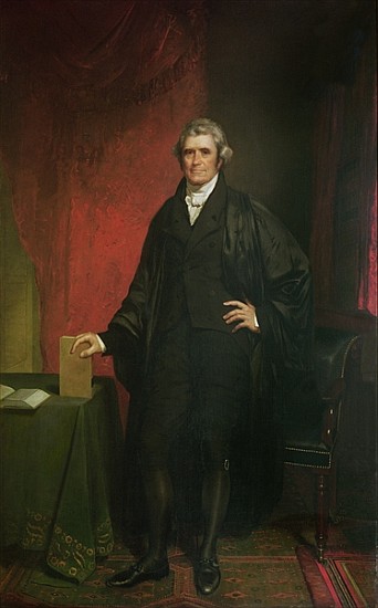 Chief Justice Marshall (1755-1835) von Chester Harding
