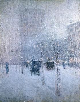 Später Nachmittag, New York, Winter 1900