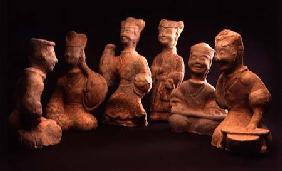 Group of Musicians, Dancers and Servants, Han Dynasty (206 BC-220 AD) Han Dynast