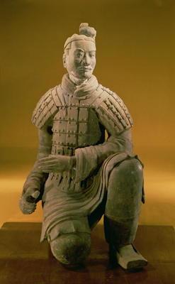 Kneeling archer from the Terracotta Army, 210 BC (terracotta) 1589