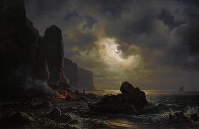 Küste von Helgoland. 1863