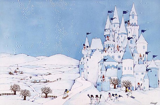 The Snow Castle  von Christian  Kaempf