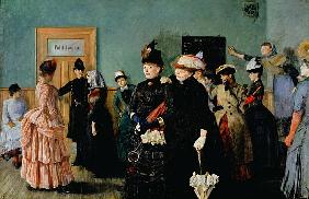 Albertine at the Police Doctor''s waiting room, 1886-87