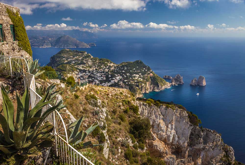 Blick vom Monte Solaro auf Capri von Christian Müringer