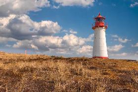 Leuchtturm List-West im Naturschutzgebiet Ellenbogen-Halbinsel 2019