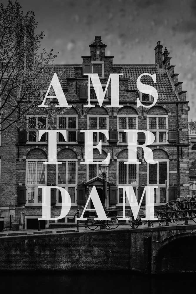 Städte im Regen: Amsterdam von Christian Müringer