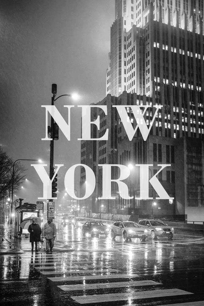 Städte im Regen: New York von Christian Müringer