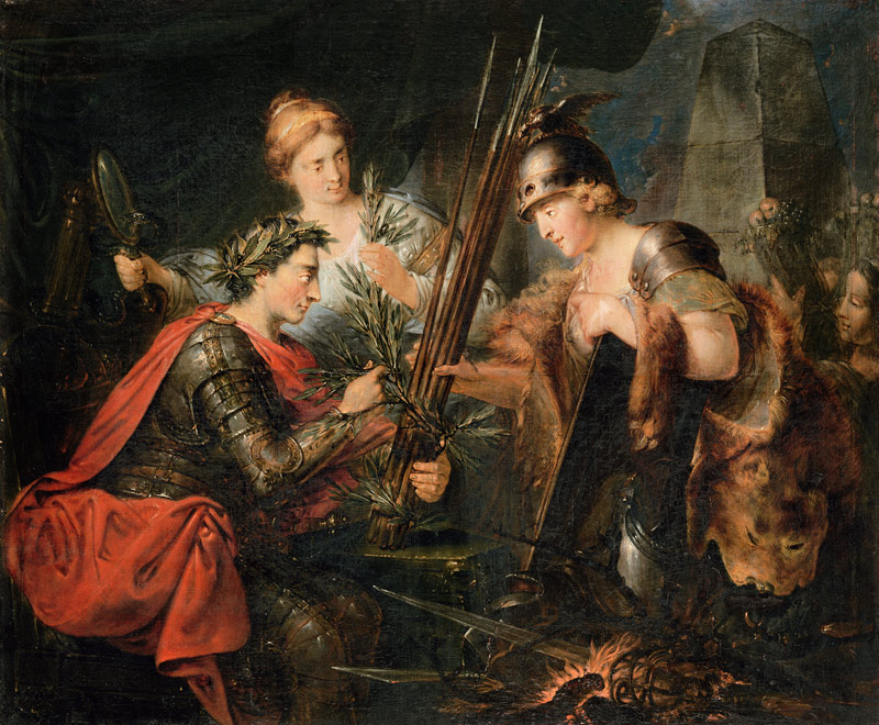 Frederick the Great creating the League of Princes von Christian Bernhard Rode