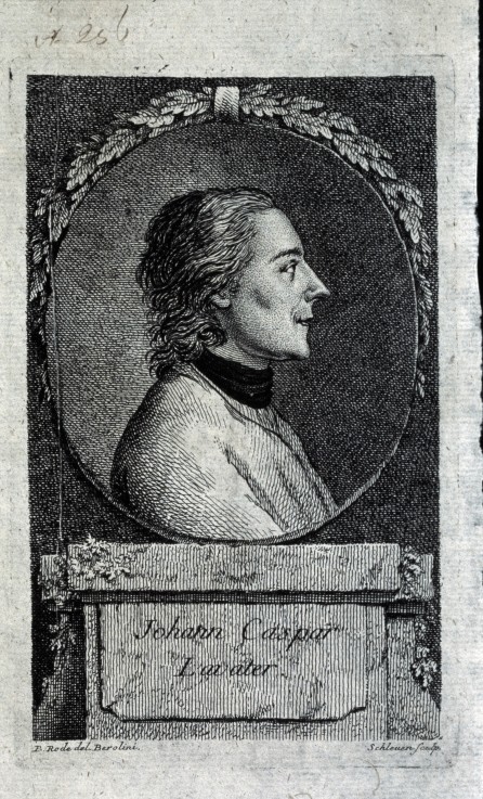 Porträt des Dichters und Philosophen Johann Kaspar Lavater (1741-1801) von Christian Bernhard Rode