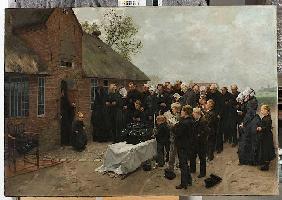 Nordfriesisches Begräbnis 1887