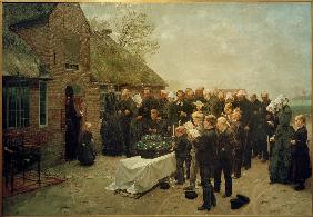 Nordfriesisches Begräbnis 1887