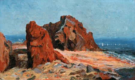Rote Felsen im Meer 1911-01-01