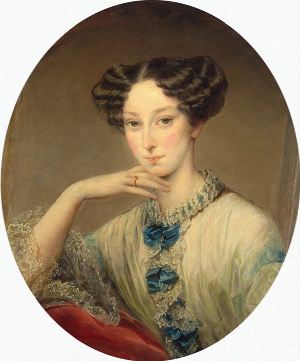 Bildnis der Großfürstin Maria Alexandrowna (1824-1880), zukünftige Zarin von Russland von Christina Robertson