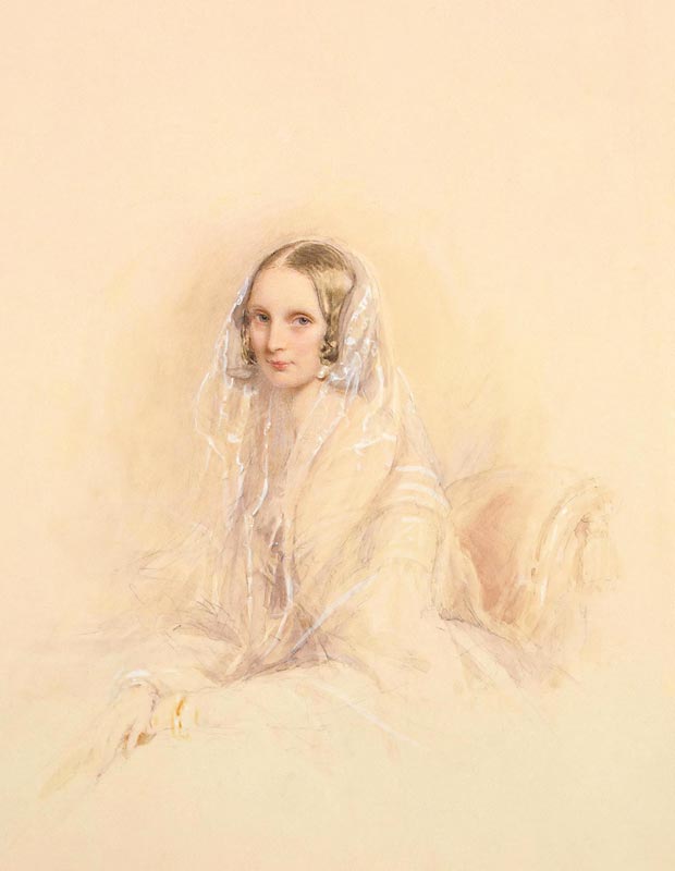 Porträt der Kaiserin Alexandra Fjodorowna (Charlotte von Preußen), Frau des Kaisers Nikolaus I. (179 von Christina Robertson