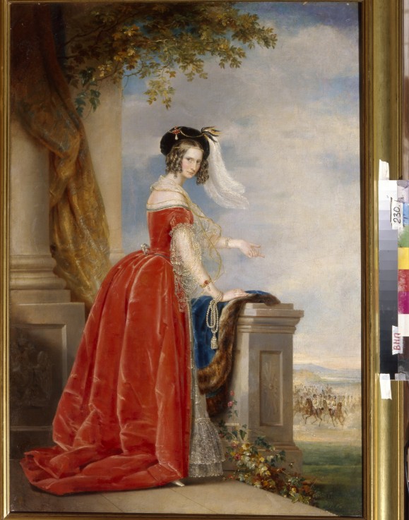 Porträt der Kaiserin Alexandra Fjodorowna (Charlotte von Preußen), Frau des Kaisers Nikolaus I. (179 von Christina Robertson