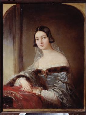 Porträt von Maria Sergejewna Buturlina (1815—1902)
