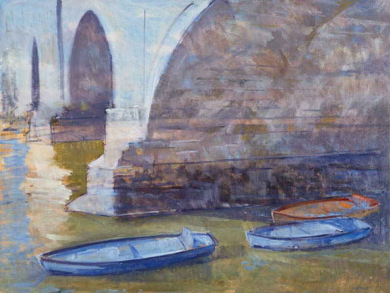 Richmond Bridge (oil on canvas)  von Christopher  Glanville
