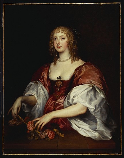 Portrait of a Lady, traditionally thought to be the Countess of Carnavon von (circle of) Sir Anthony van Dyck