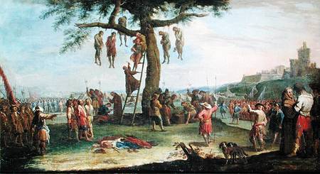 The Hanging, from the 'Miseries and Misfortunes of War' series von Claude Callot