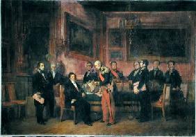 Council of Ministers at the Tuileries Signing the Law of Regency, 15th August 1842 1844