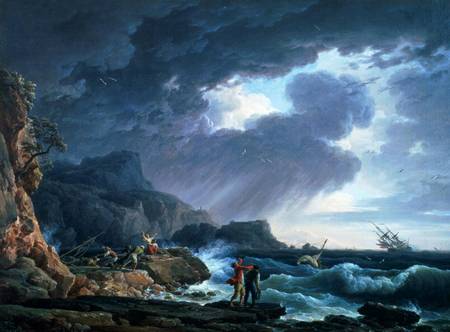 A Seastorm von Claude Joseph Vernet