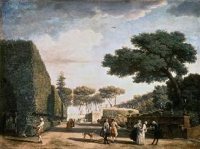 Park der Villa Pamfili in Rom 1749