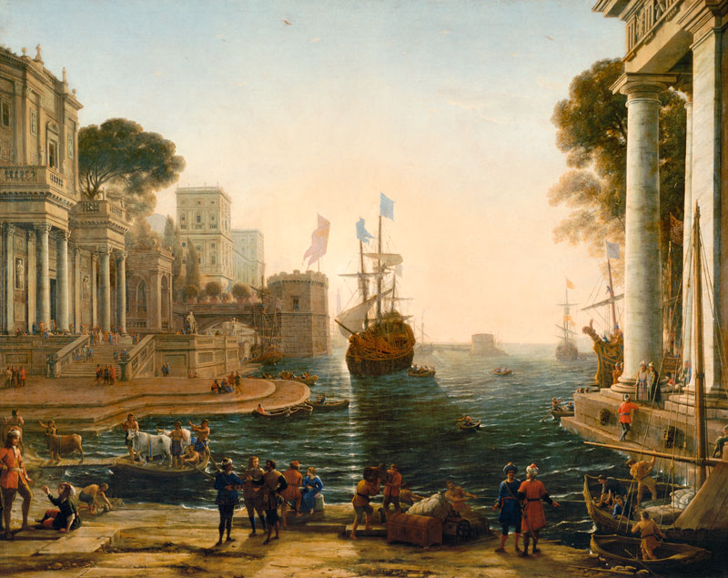 Ulysses Returning Chryseis to her Father von Claude Lorrain