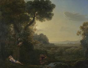 Landschaft mit Narcissus und Echo 1644