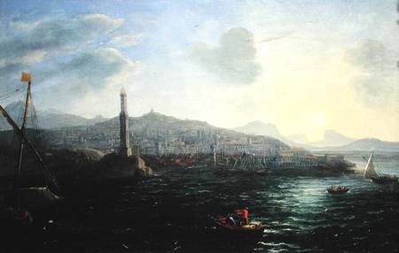 The Port of Genoa, Sea View von Claude Lorrain